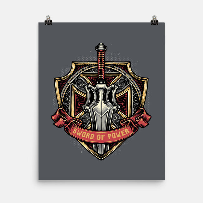 The Sword Of Power-None-Matte-Poster-glitchygorilla