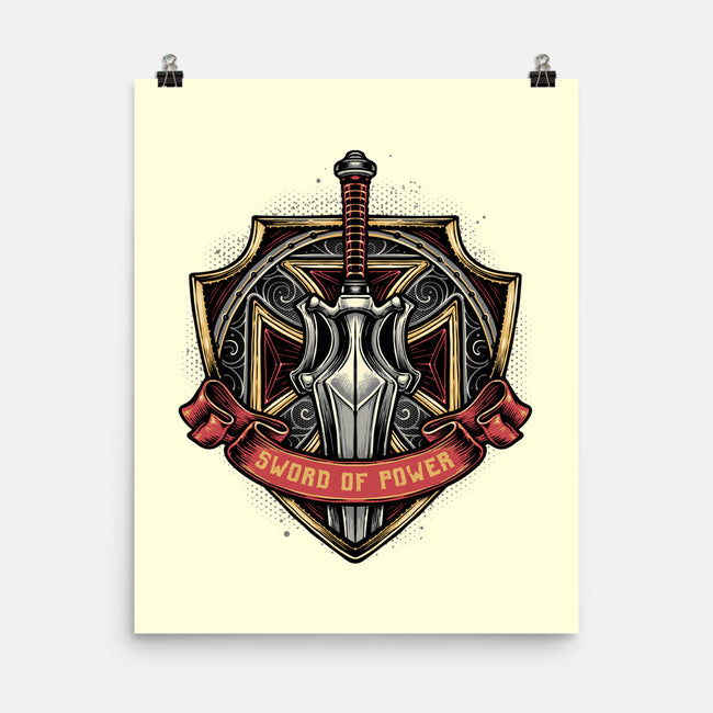 The Sword Of Power-None-Matte-Poster-glitchygorilla