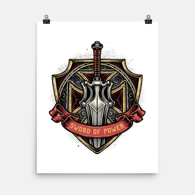The Sword Of Power-None-Matte-Poster-glitchygorilla
