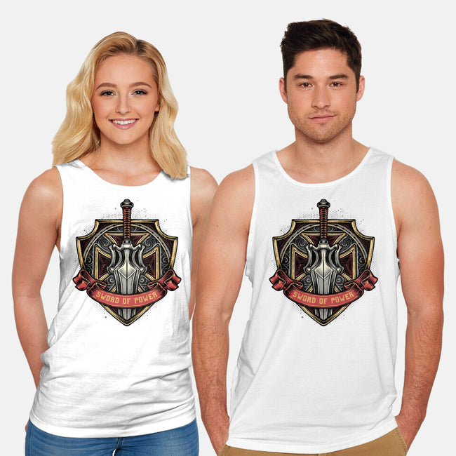 The Sword Of Power-Unisex-Basic-Tank-glitchygorilla