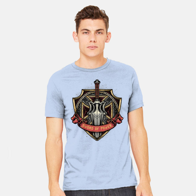The Sword Of Power-Mens-Heavyweight-Tee-glitchygorilla