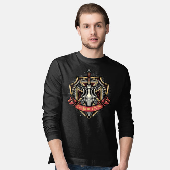 The Sword Of Power-Mens-Long Sleeved-Tee-glitchygorilla