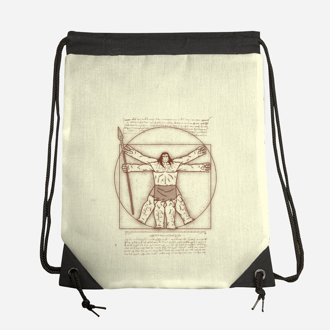 Vitruvian Primal-None-Drawstring-Bag-Getsousa!