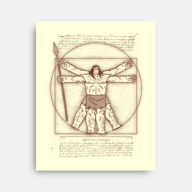 Vitruvian Primal-None-Stretched-Canvas-Getsousa!