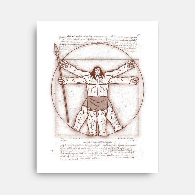 Vitruvian Primal-None-Stretched-Canvas-Getsousa!