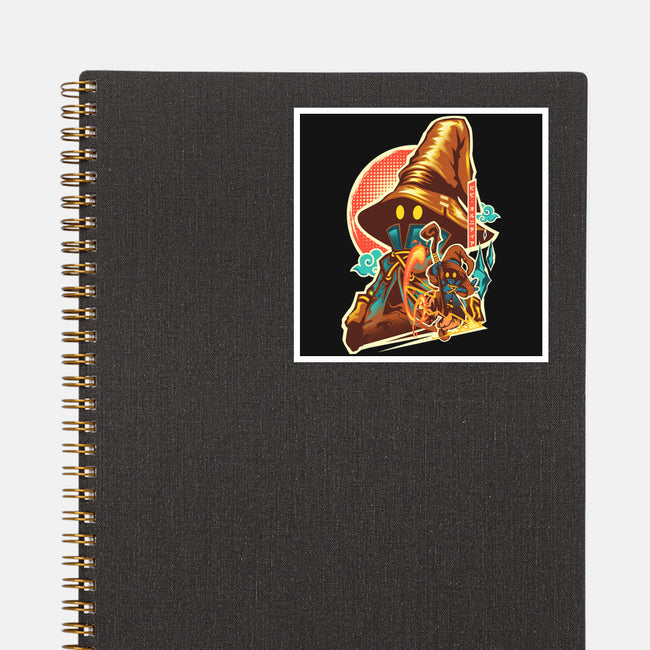 Black Mage Hero-None-Glossy-Sticker-hypertwenty