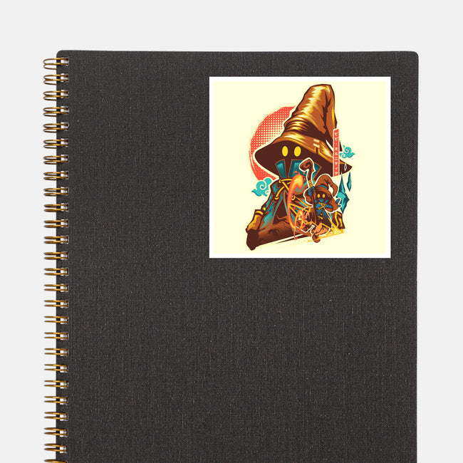 Black Mage Hero-None-Glossy-Sticker-hypertwenty