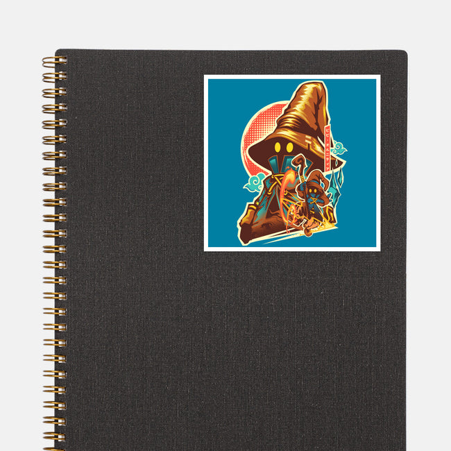 Black Mage Hero-None-Glossy-Sticker-hypertwenty