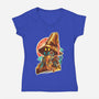 Black Mage Hero-Womens-V-Neck-Tee-hypertwenty