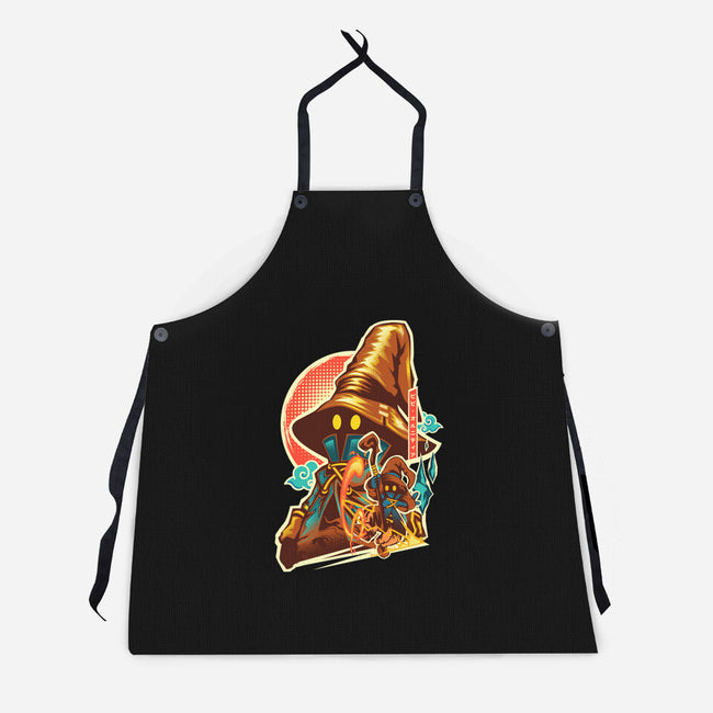 Black Mage Hero-Unisex-Kitchen-Apron-hypertwenty