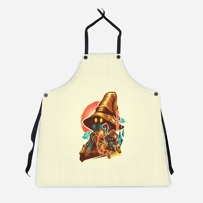 Black Mage Hero-Unisex-Kitchen-Apron-hypertwenty