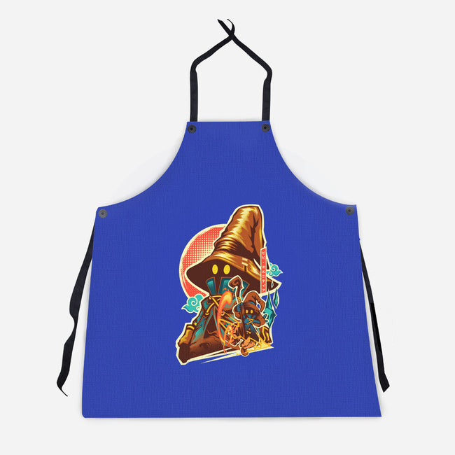 Black Mage Hero-Unisex-Kitchen-Apron-hypertwenty
