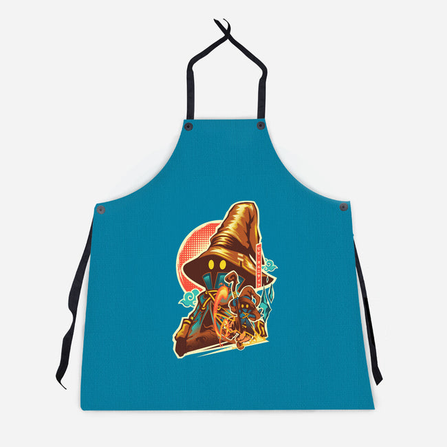 Black Mage Hero-Unisex-Kitchen-Apron-hypertwenty