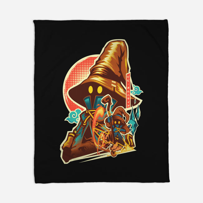 Black Mage Hero-None-Fleece-Blanket-hypertwenty