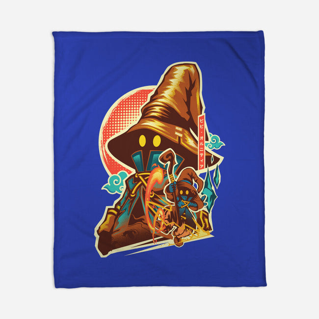 Black Mage Hero-None-Fleece-Blanket-hypertwenty