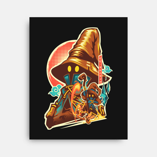 Black Mage Hero-None-Stretched-Canvas-hypertwenty
