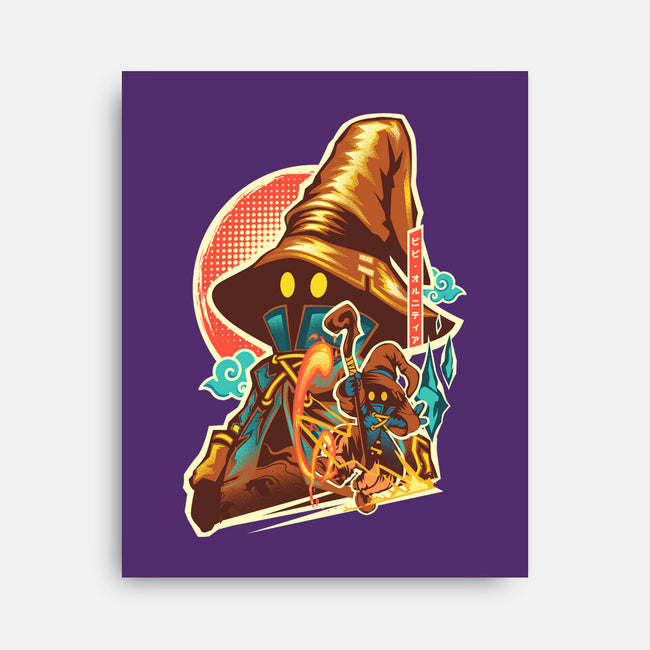 Black Mage Hero-None-Stretched-Canvas-hypertwenty