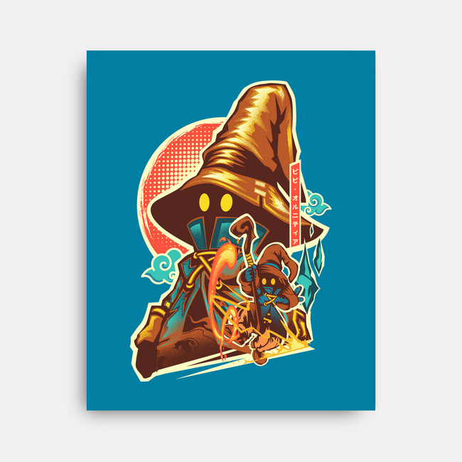 Black Mage Hero-None-Stretched-Canvas-hypertwenty