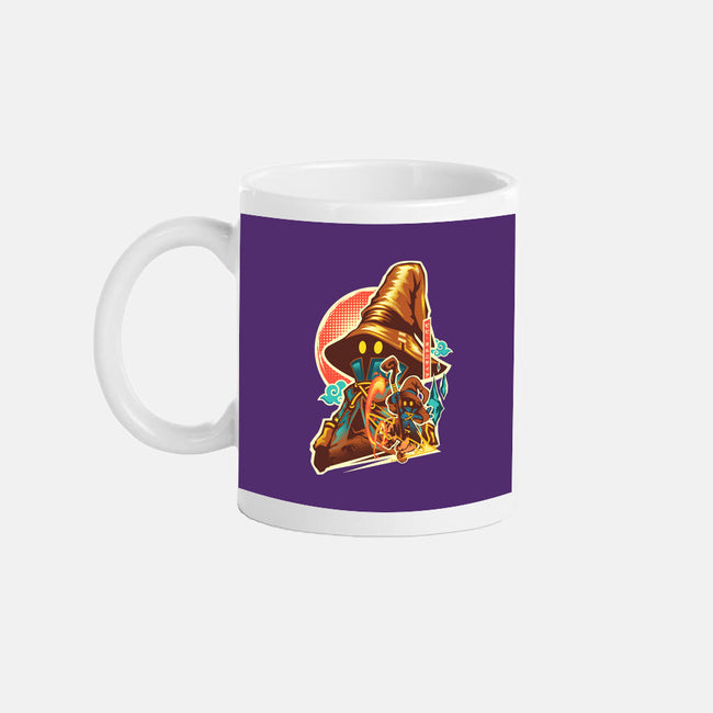Black Mage Hero-None-Mug-Drinkware-hypertwenty