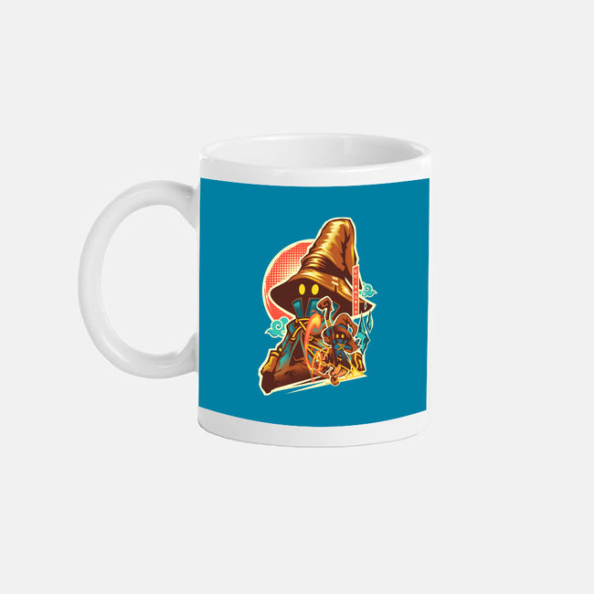 Black Mage Hero-None-Mug-Drinkware-hypertwenty