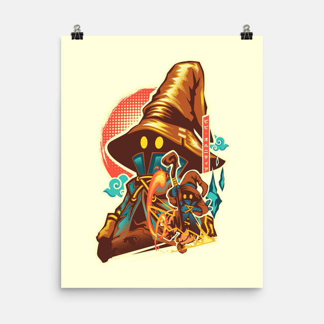 Black Mage Hero-None-Matte-Poster-hypertwenty