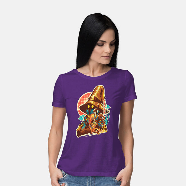 Black Mage Hero-Womens-Basic-Tee-hypertwenty