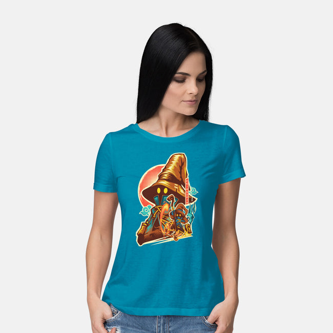 Black Mage Hero-Womens-Basic-Tee-hypertwenty
