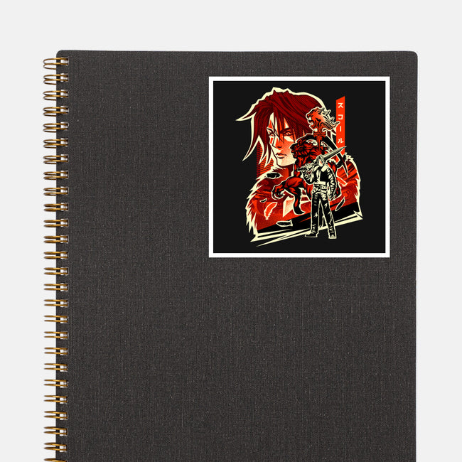 Gunblade Hero-None-Glossy-Sticker-hypertwenty