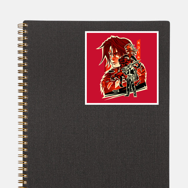 Gunblade Hero-None-Glossy-Sticker-hypertwenty