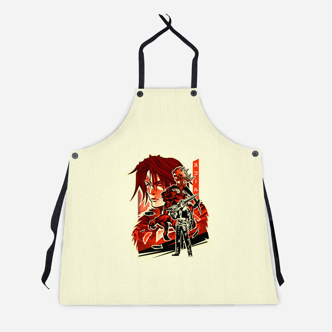 Gunblade Hero-Unisex-Kitchen-Apron-hypertwenty