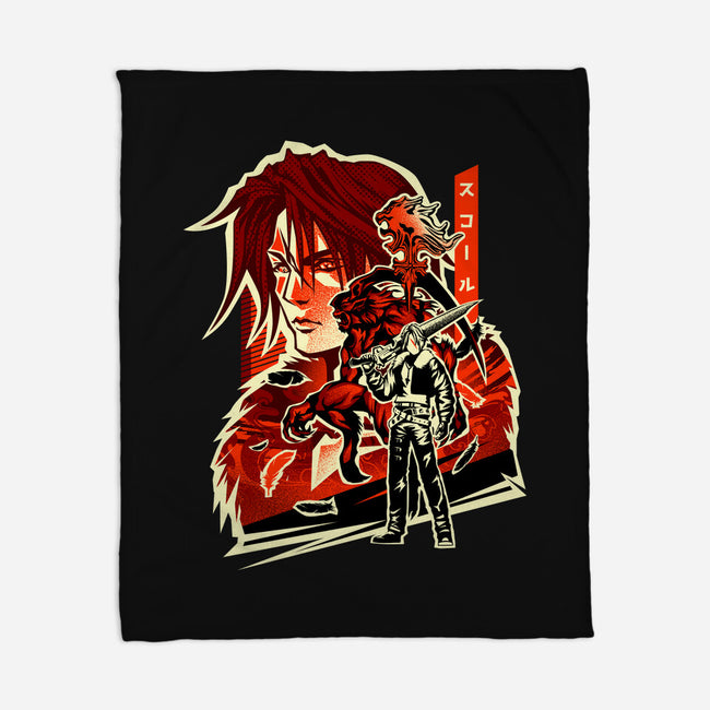 Gunblade Hero-None-Fleece-Blanket-hypertwenty