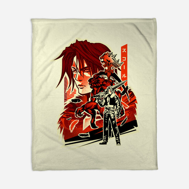 Gunblade Hero-None-Fleece-Blanket-hypertwenty