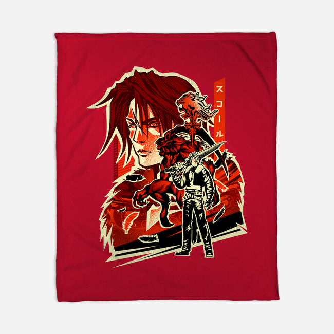 Gunblade Hero-None-Fleece-Blanket-hypertwenty