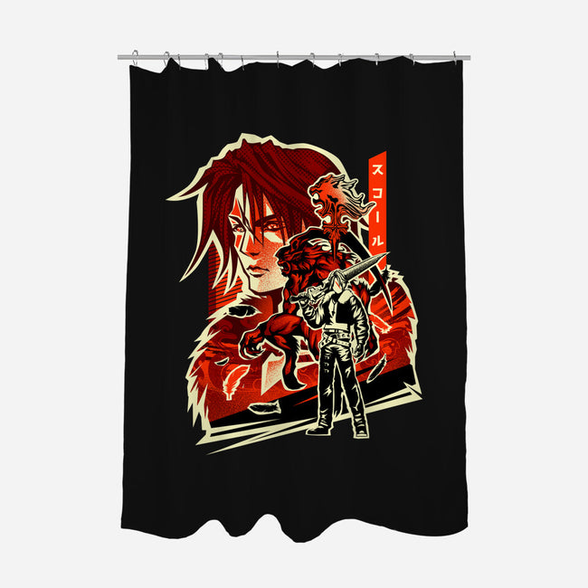 Gunblade Hero-None-Polyester-Shower Curtain-hypertwenty