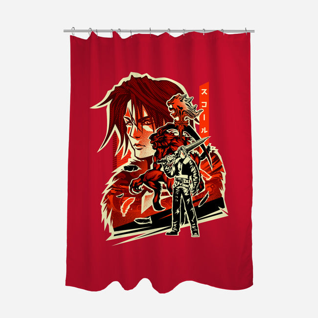 Gunblade Hero-None-Polyester-Shower Curtain-hypertwenty