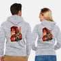 Gunblade Hero-Unisex-Zip-Up-Sweatshirt-hypertwenty