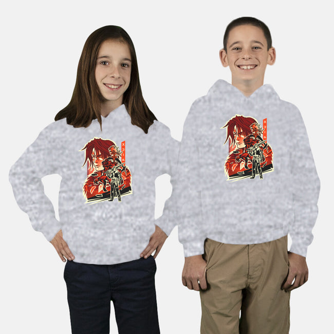 Gunblade Hero-Youth-Pullover-Sweatshirt-hypertwenty