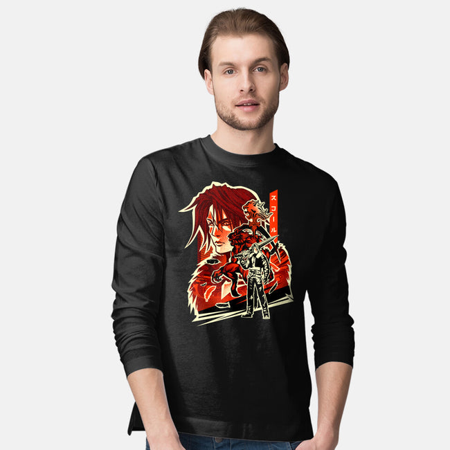 Gunblade Hero-Mens-Long Sleeved-Tee-hypertwenty