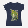 Soldier Of VII-Womens-V-Neck-Tee-hypertwenty