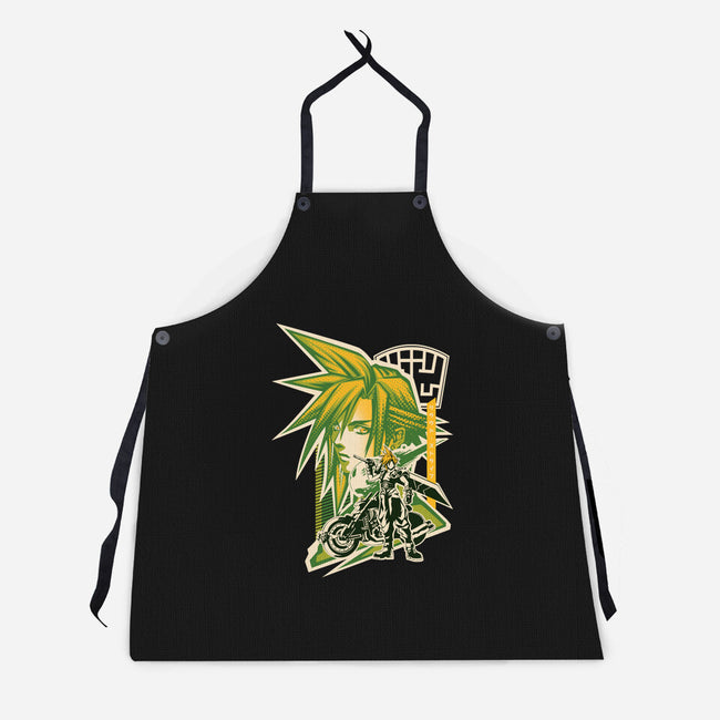 Soldier Of VII-Unisex-Kitchen-Apron-hypertwenty