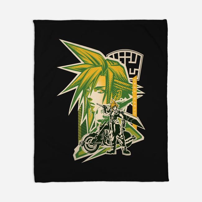 Soldier Of VII-None-Fleece-Blanket-hypertwenty