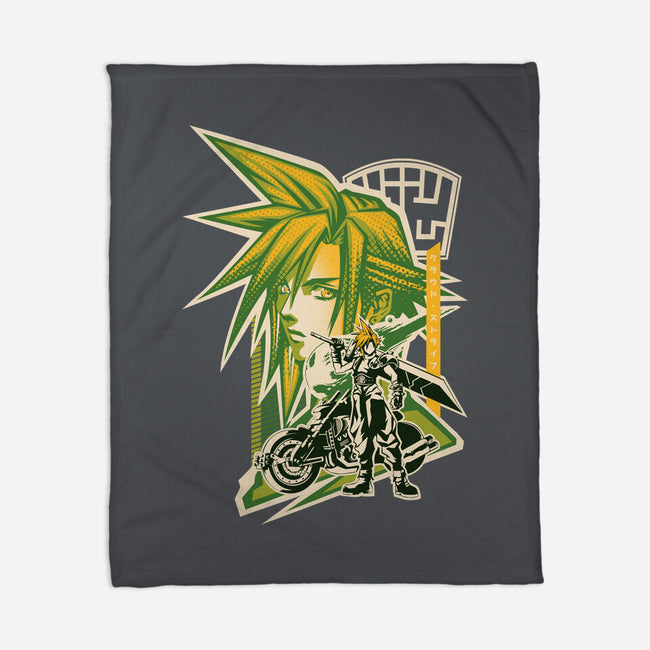 Soldier Of VII-None-Fleece-Blanket-hypertwenty