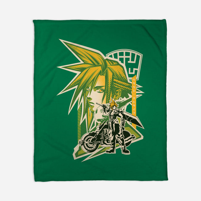 Soldier Of VII-None-Fleece-Blanket-hypertwenty