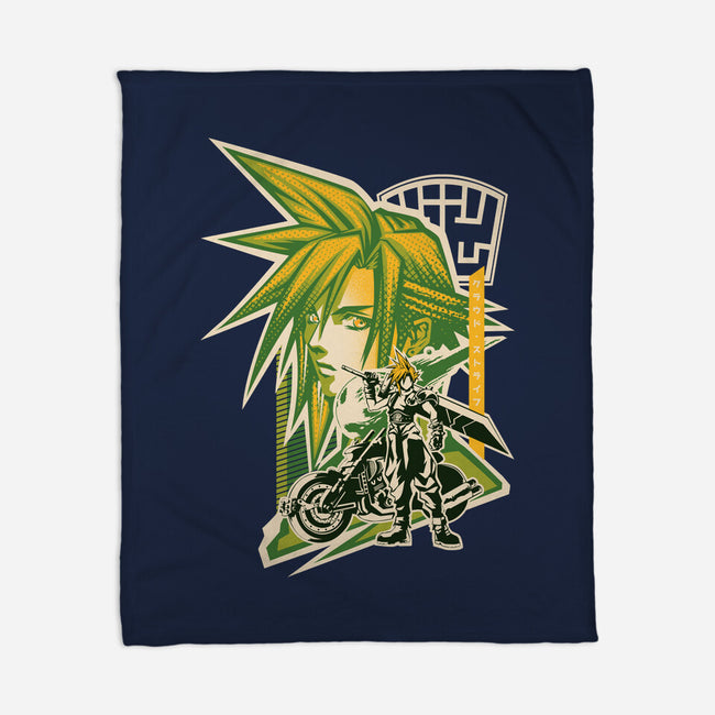 Soldier Of VII-None-Fleece-Blanket-hypertwenty