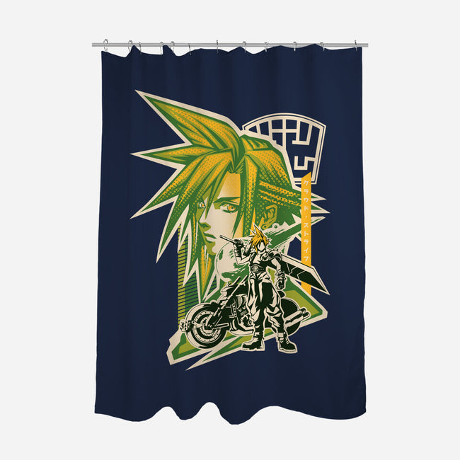 Soldier Of VII-None-Polyester-Shower Curtain-hypertwenty