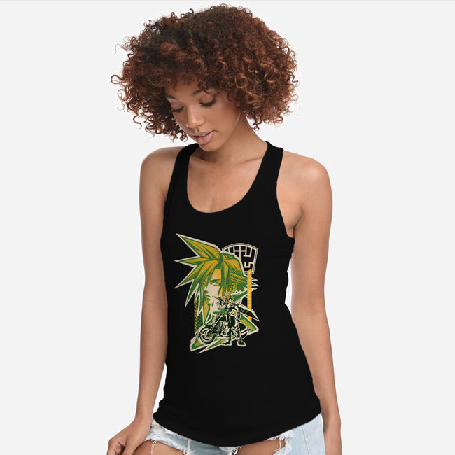 Soldier Of VII-Womens-Racerback-Tank-hypertwenty
