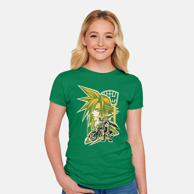 Soldier Of VII-Womens-Fitted-Tee-hypertwenty