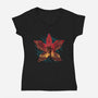 The Prince Of Demons-Womens-V-Neck-Tee-hypertwenty