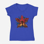 The Prince Of Demons-Womens-V-Neck-Tee-hypertwenty