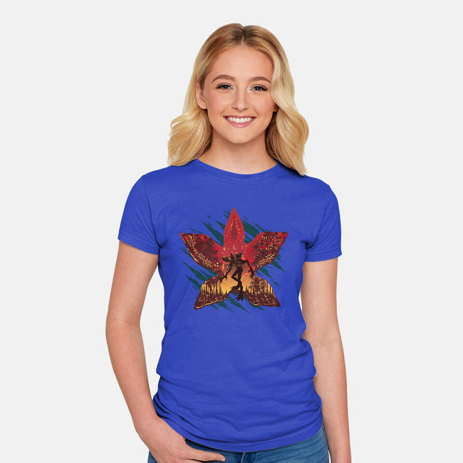 The Prince Of Demons-Womens-Fitted-Tee-hypertwenty